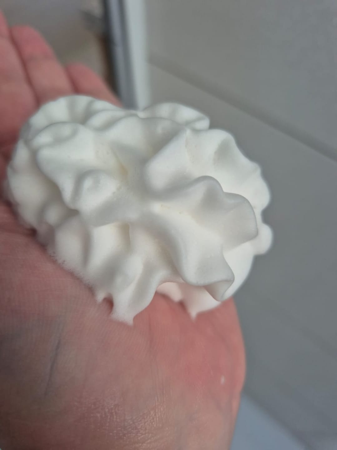 Customer photo review of Mellow Mousse Maçã Verde