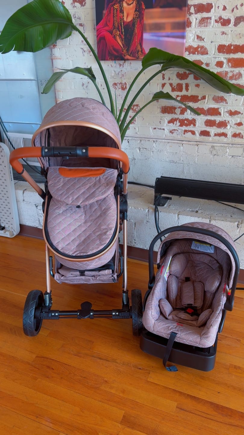 Customer photo review of Premium 3-in-1 Baby Stroller (Car Seat & Base Included)