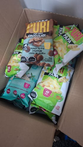 Customer photo review of Pack semanal x5 Puri Popers Chocolate Colación 25gr.