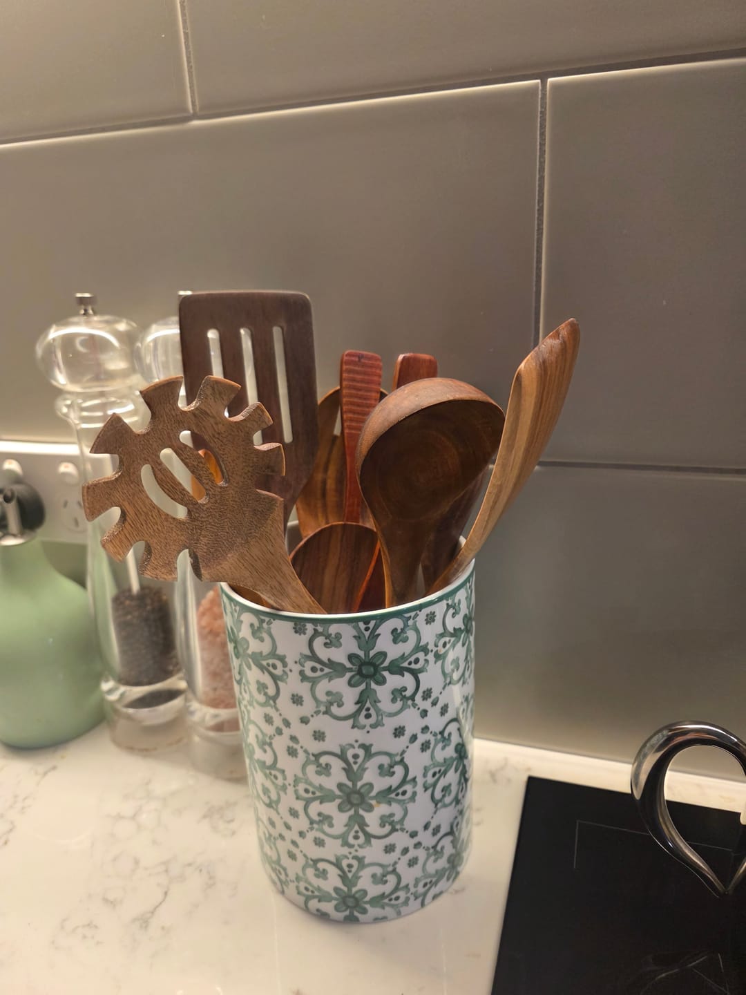 Customer photo review of Pure Pantry™️ - Natural Teak Wooden Utensil Set - 50% OFF