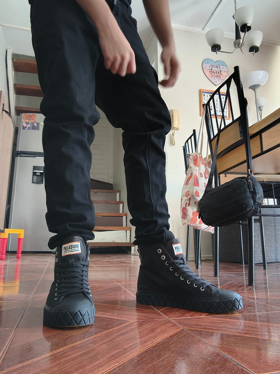 Customer photo review of Zapatilla Palladium Palla Ace Cvs Mid Unisex Mono Negro