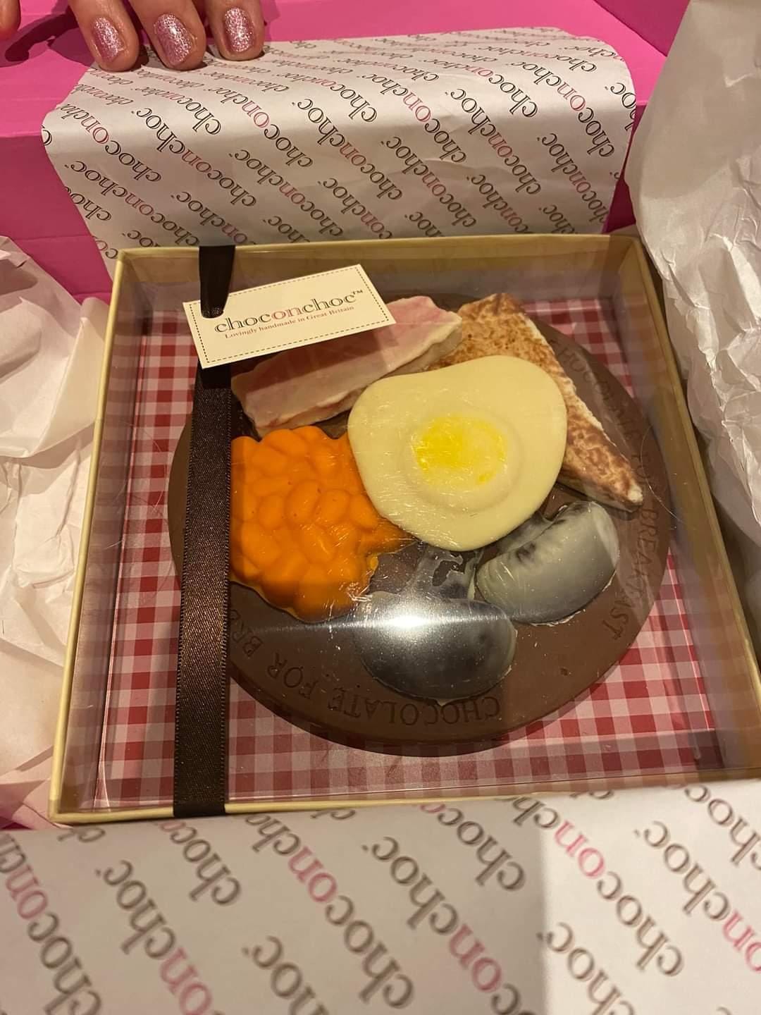 Customer photo review of Chocolate All Day Breakfast