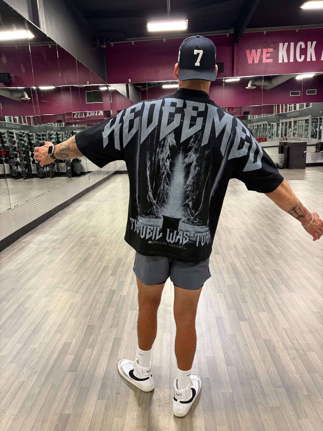 Customer photo review of [PRE-ORDER - SHIPS FEBRUARY 18TH] Redeemed Graphic Tee (Oversized Fit)