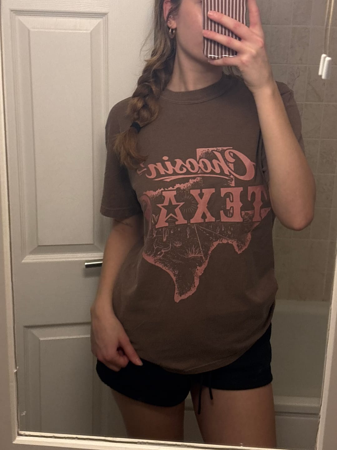 Customer photo review of 'Choosin Texas' Faded T-Shirt