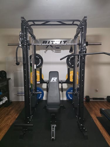 Customer photo review of RitFit M1 PRO Smith Machine Home Gym Package Comprehensive All-In-One Workout System