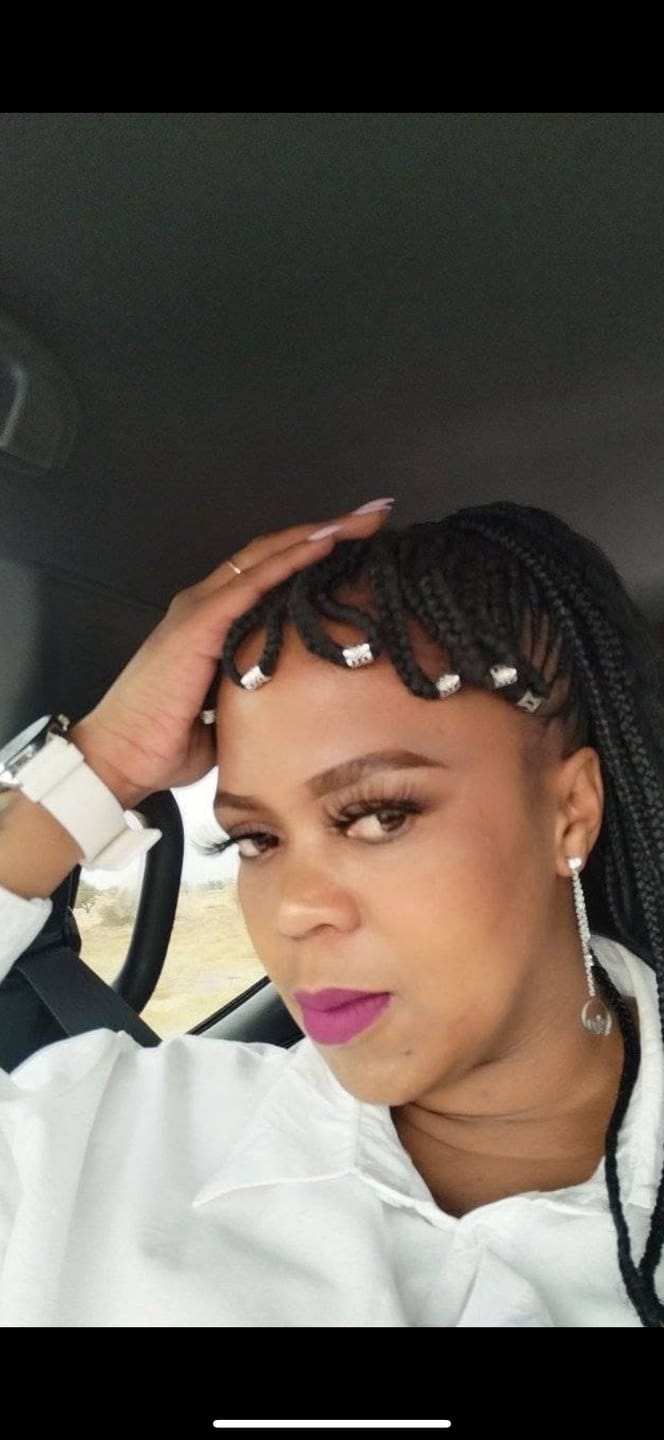 Customer photo review of Gold Era Drop Hoops