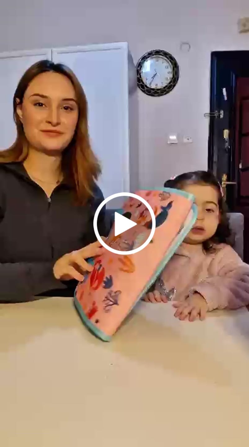 Customer video review of Kiddora™ Montessori Aktivite Çantası  | 8’i 1 Arada