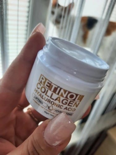 Customer photo review of Collagene Lift™ – Crema Viso Antirughe Rimpolpante