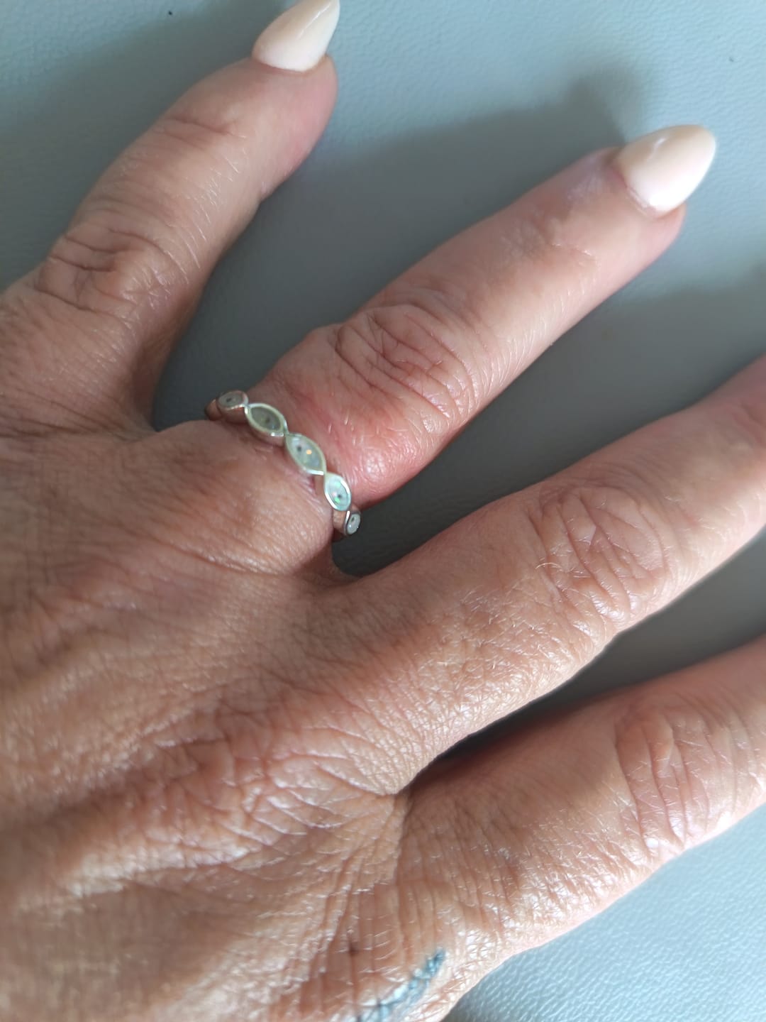 Customer photo review of Christina Eternity Ring