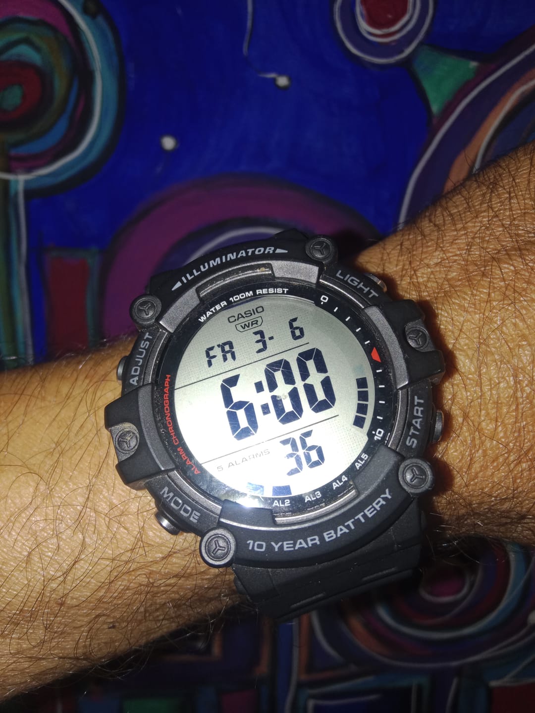 Customer photo review of Reloj Casio Vintage AE-1500WH-1AVDF Negro