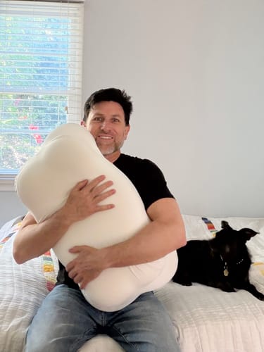 Customer photo review of Cloud Cooling Pillow Case