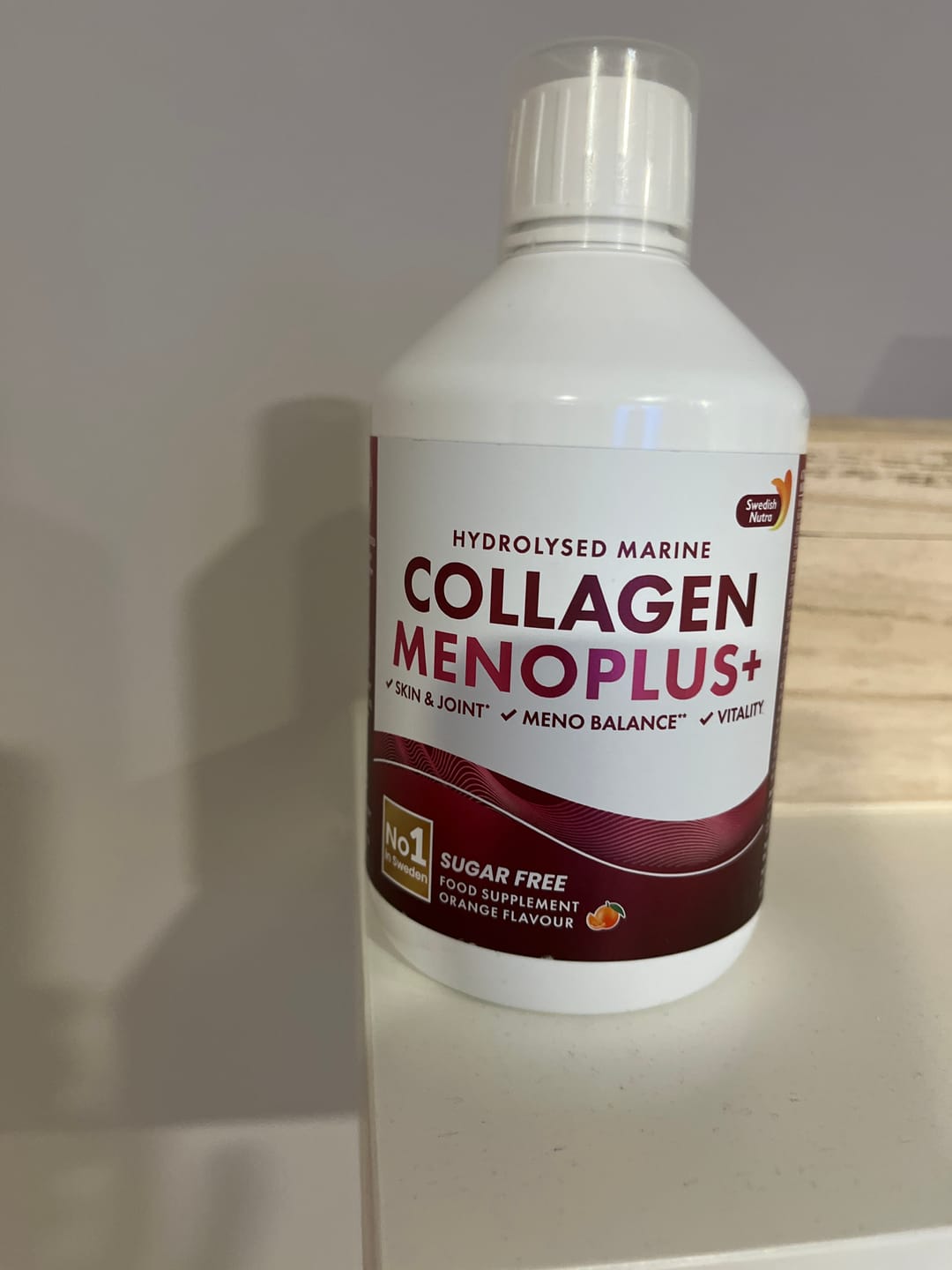 Customer photo review of Swedish Nutra - Collagen Menoplus+, skystas jūrinis kolagenas moterims menopauzės laikotarpiui, 500 ml