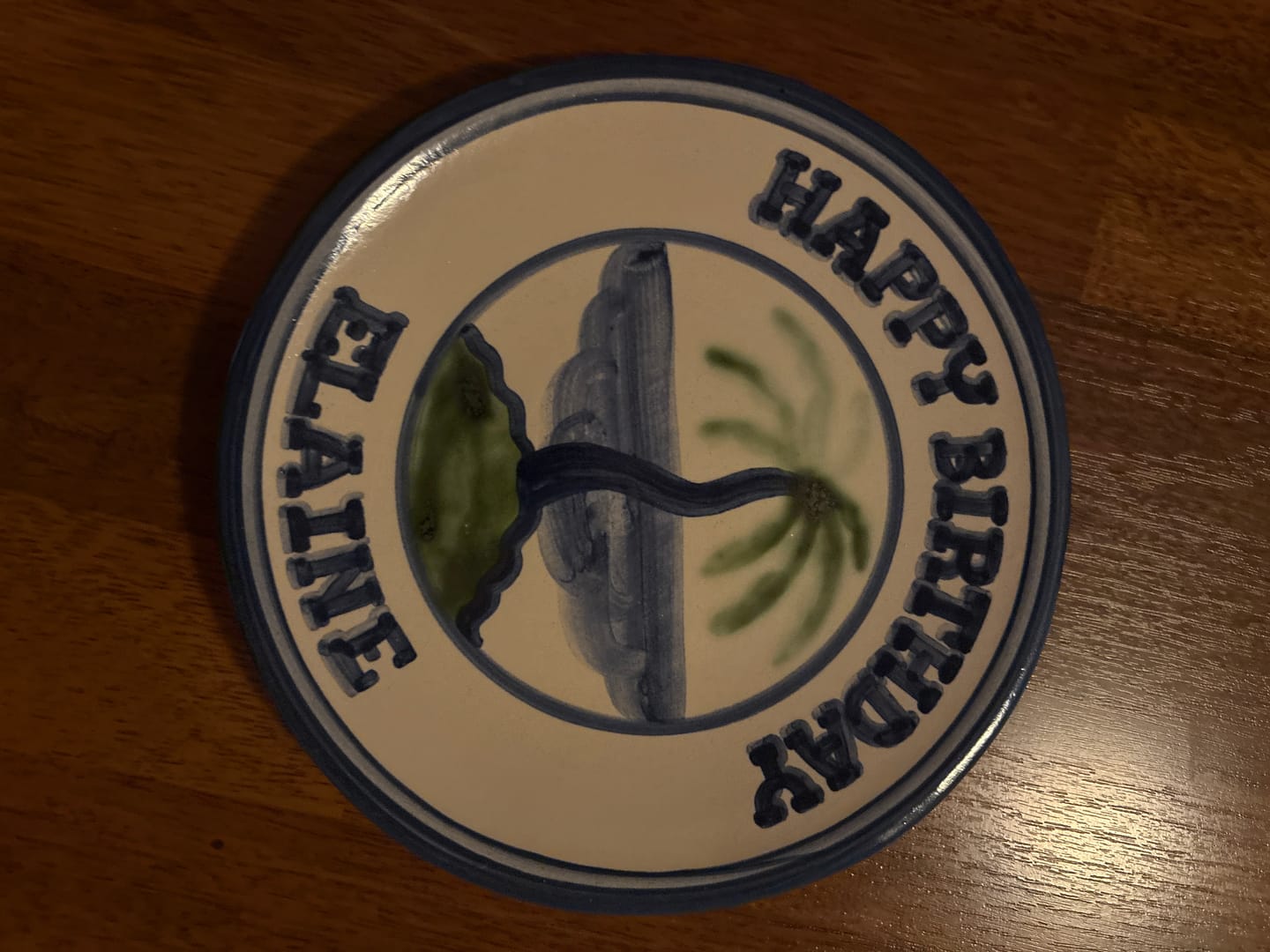 Customer photo review of Personalized Lunch Plate