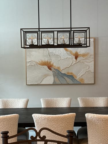 Customer review photo for Plaster Art Texture Painting #SG476