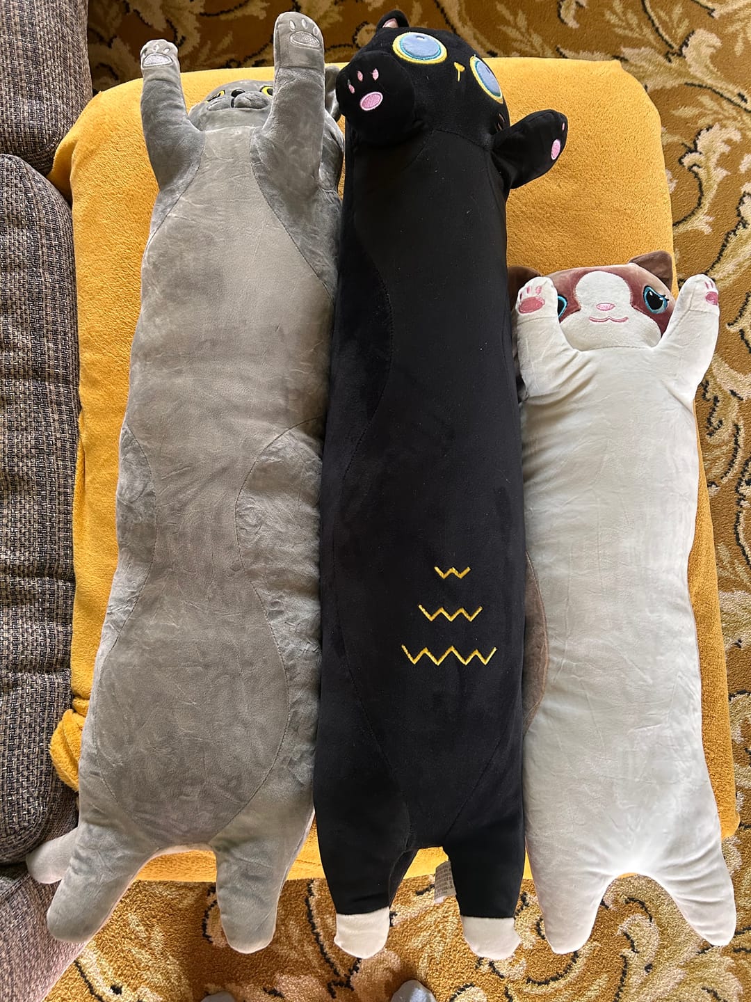 Customer photo review of Cat Plushie Pillow