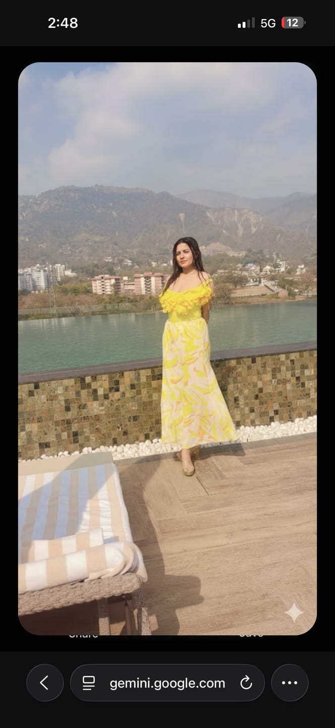 Customer photo review of Liana Swimsuit With Sarong Skirt In Yellow