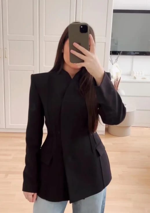 Customer photo review of Nicolle Blazer Dress