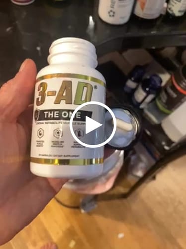 Customer video review of 3AD 25mg 60ct | Natural Test Booster for Muscle & Strength