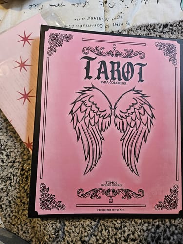 Customer photo review of TAROT PARA COLOREAR: Tomo I - Arcanos mayores