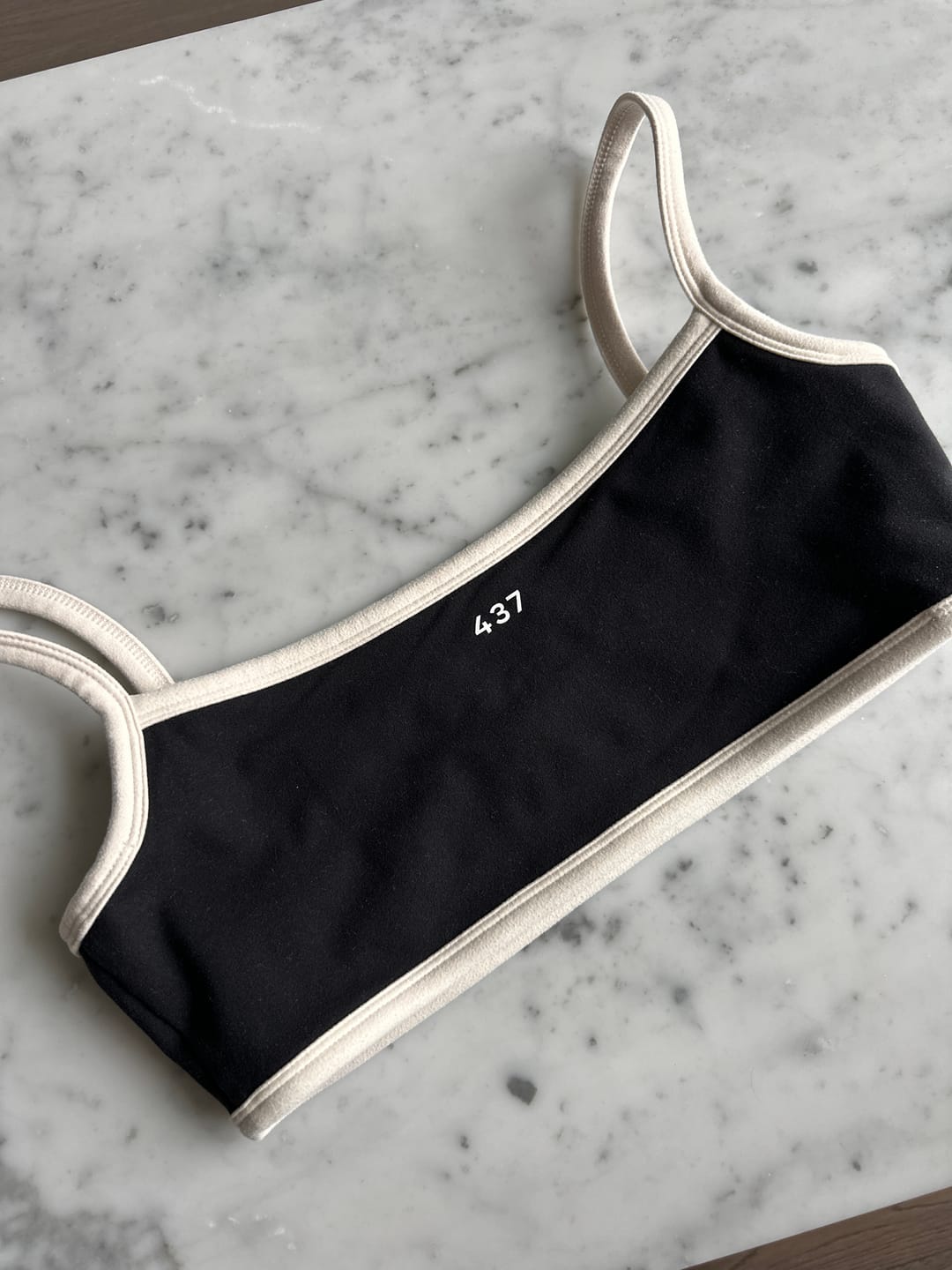 Customer photo review of The Micro Bra / Black-Cream