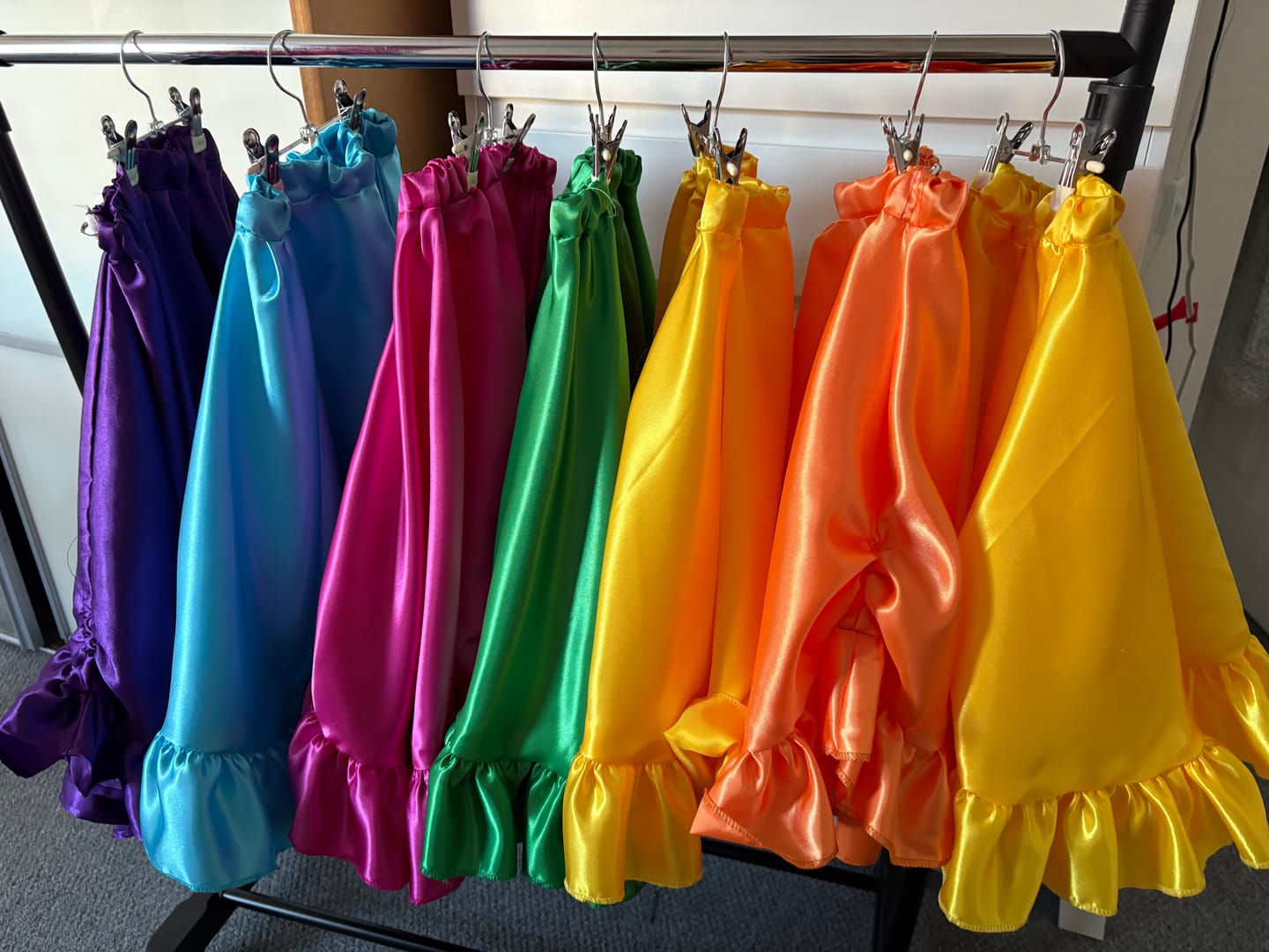 Customer photo review of Liquid Satin Fabric