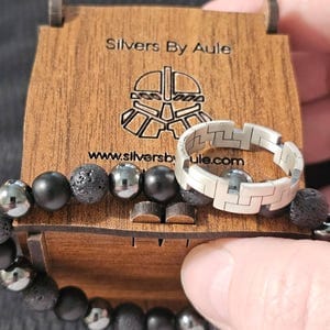 Customer photo review of Geometric Ring
