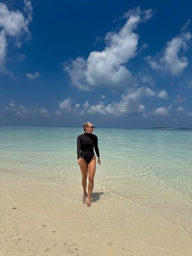 Customer photo review of Luna Long Sleeve Swimwear