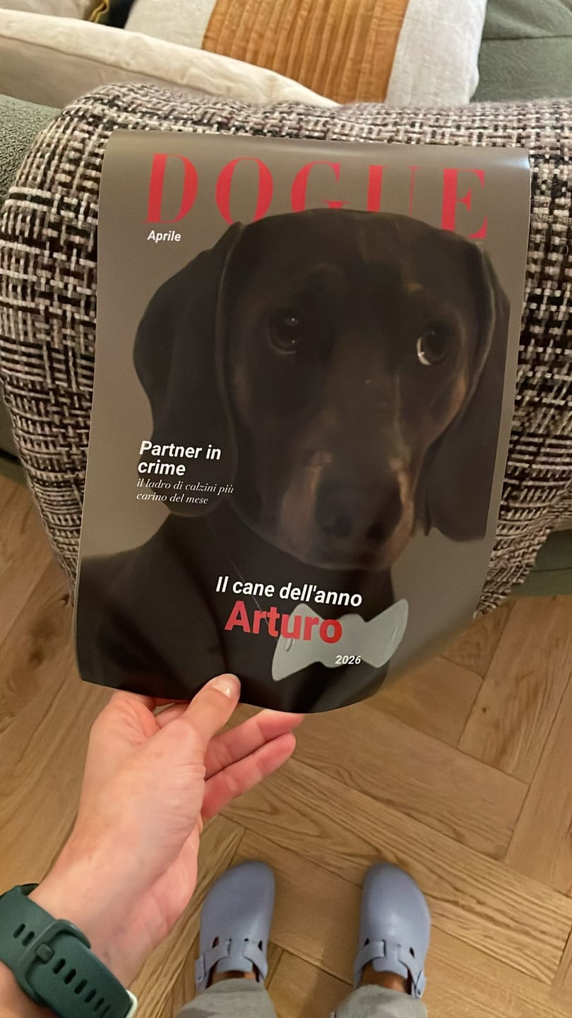 Customer photo review of Dogue - Poster personalizzato
