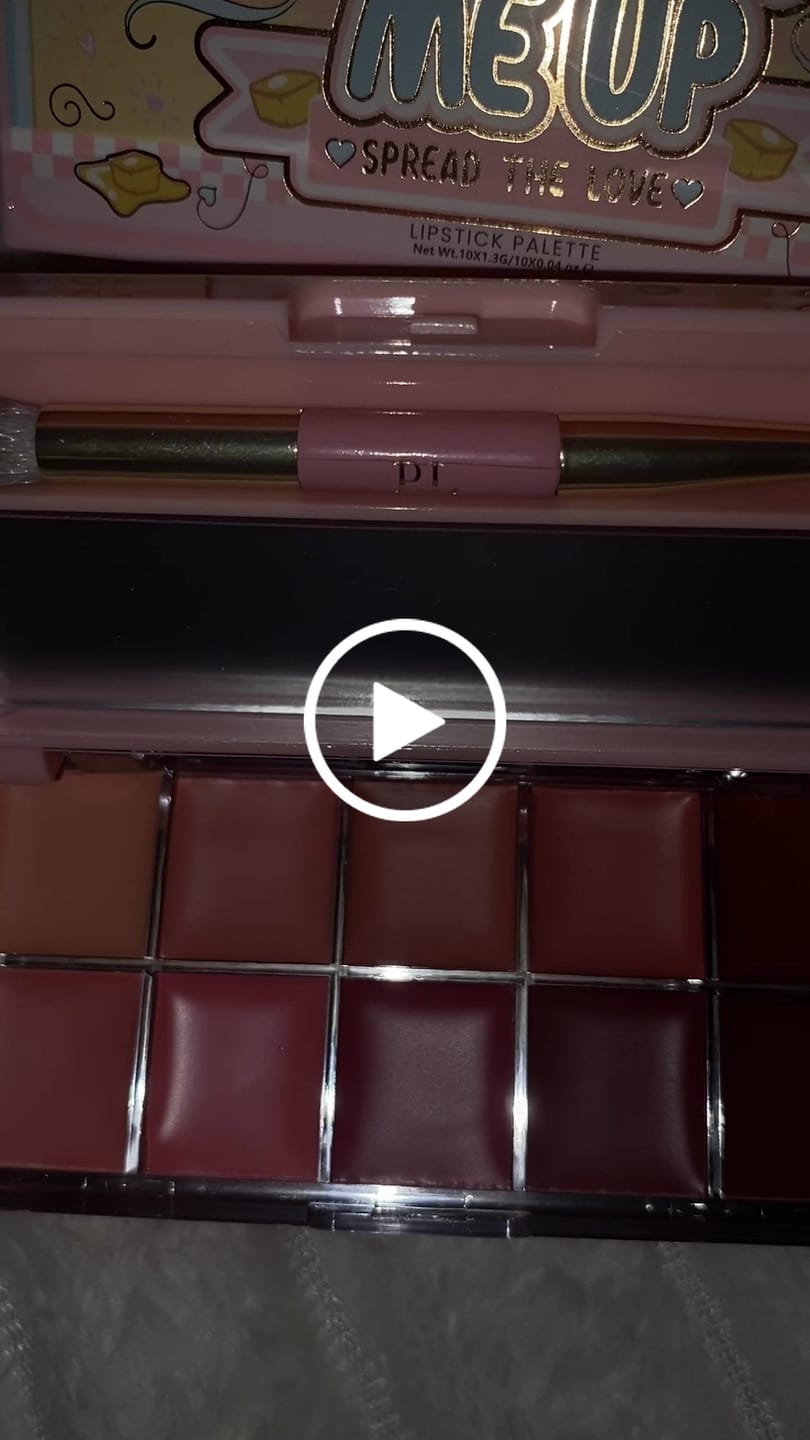 Customer video review of P. Louise Butter Me Up Lipstick Palettes