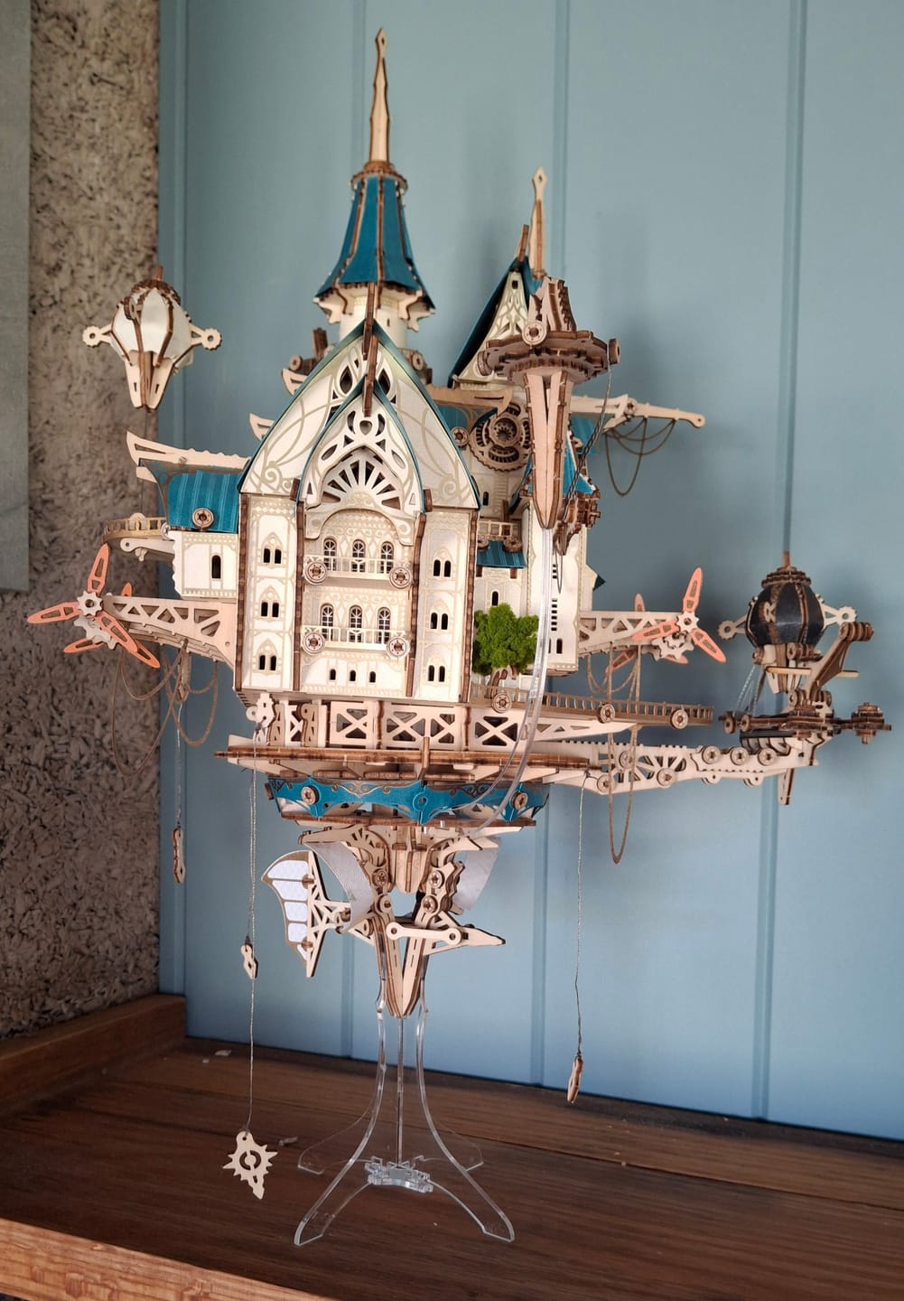 Customer photo review of Rokrgeek Fantasy Steam Castle 3D Wooden Puzzle