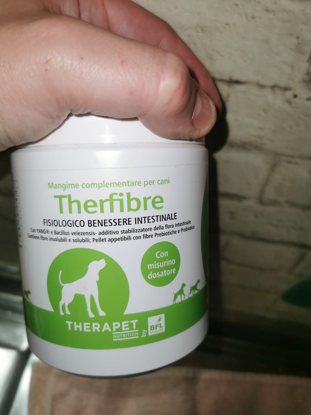 Customer photo review of THERFIBRE  500g - Per il benessere intestinale nel cane e nel gatto