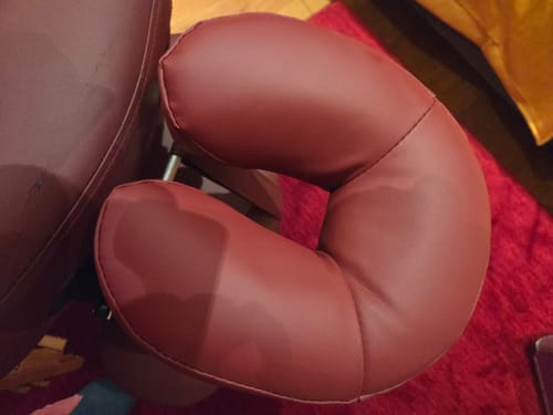 Customer photo review of Gesichtskissen für die Massageliegen-Kopfstütze