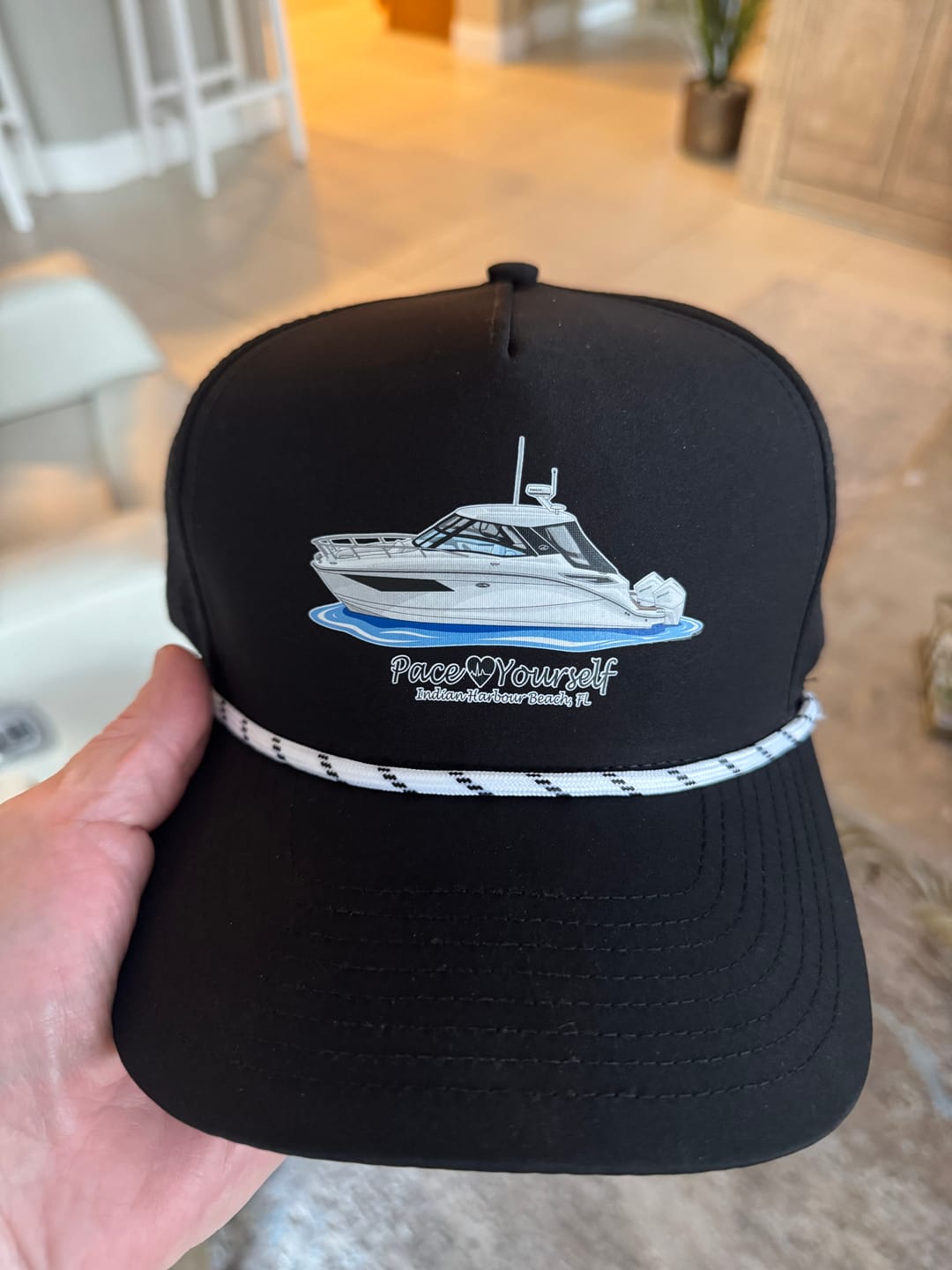 Customer photo review of Custom 5 Panel Rope Hat