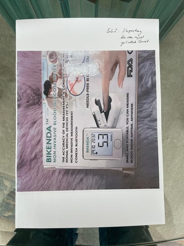 Customer photo review of Glucore™ Blutzuckermessgerät | Messen Sie Ihren Blutzucker schmerzfrei in nur 5 Sekunden