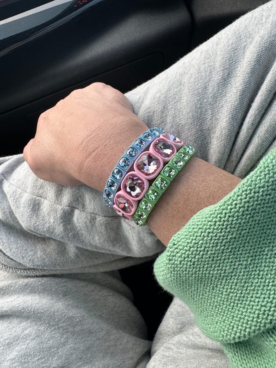 Customer photo review of Gigi Gemstone Bracelet || Choose Color