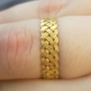 Customer photo review of Celtic Knot Ring