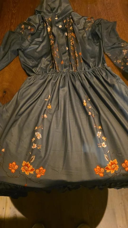 Customer photo review of Boho Vintage Maxi Dress