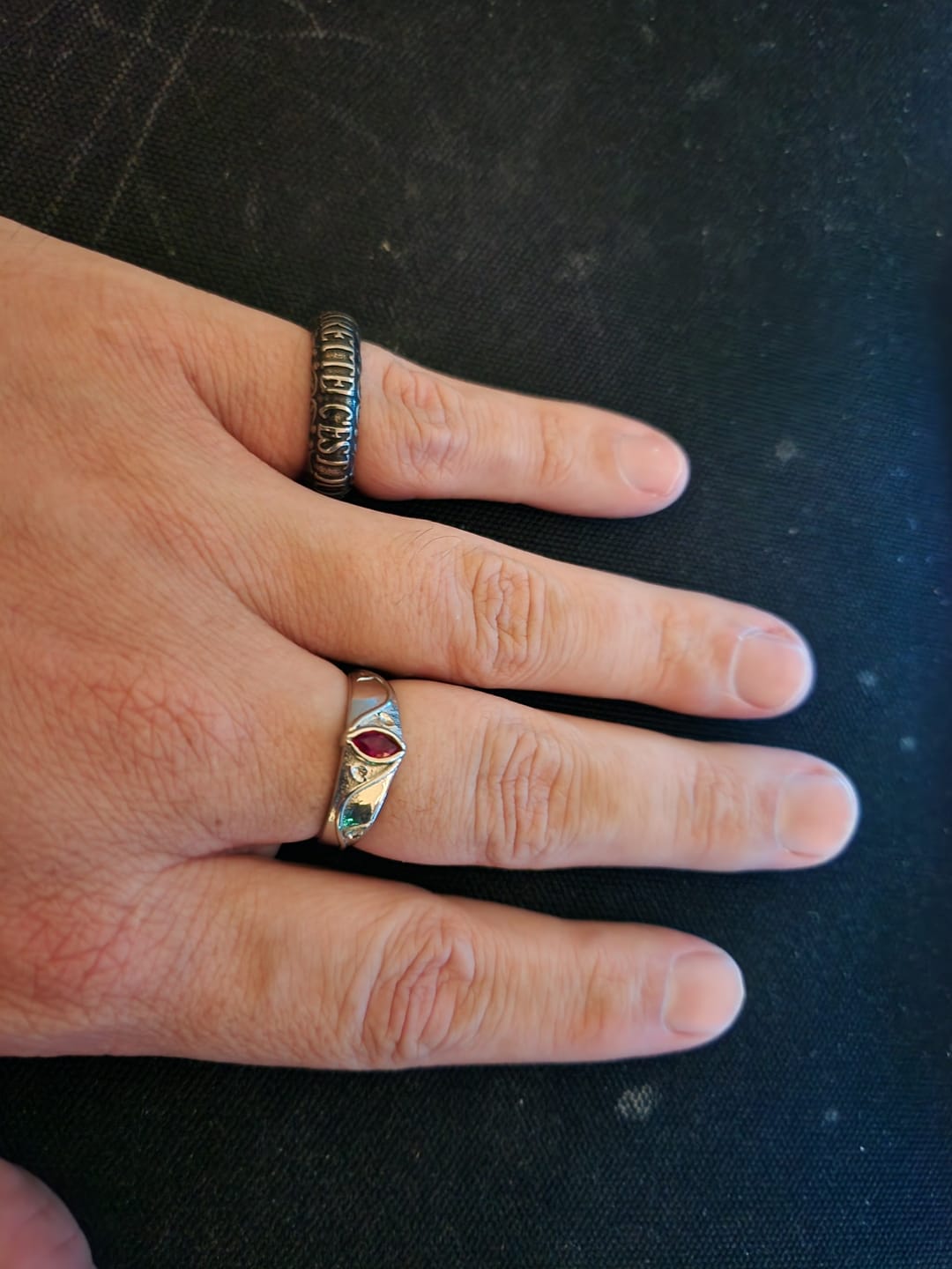Customer photo review of BIRTHSTONE RING (JULY)
