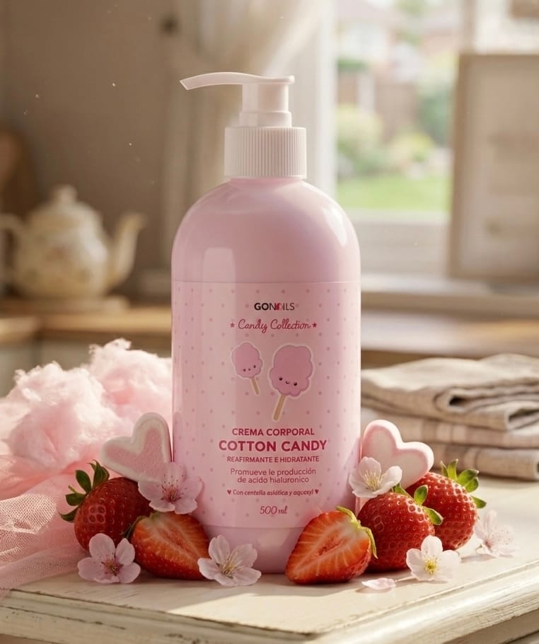 Customer photo review of Crema de Cuerpo Reafirmante e Hidratante Cotton Candy 500 ml