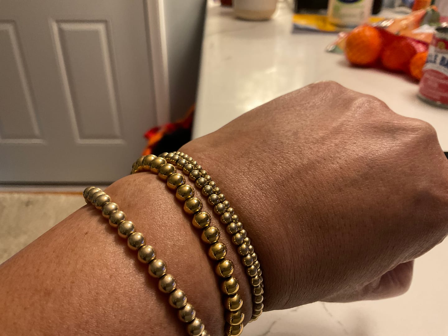 Customer photo review of Caicos Beaded Bracelet (Bundle)