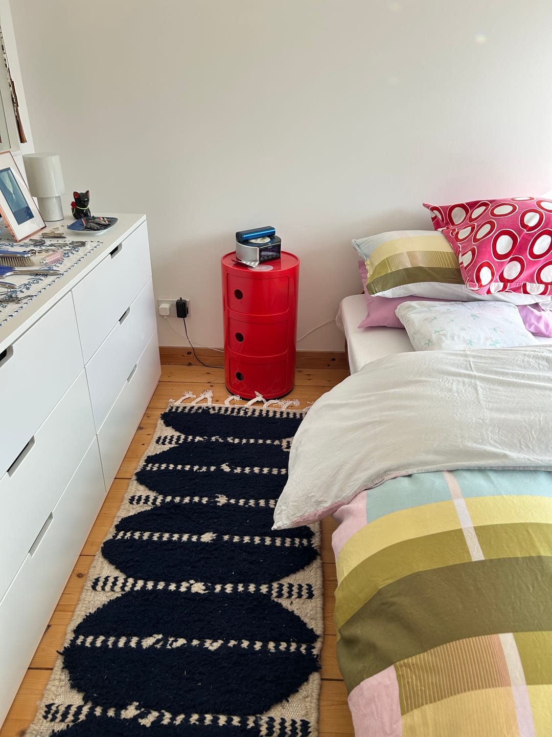 Customer photo review of Handwoven Custom Order Moroccan Runner Rug