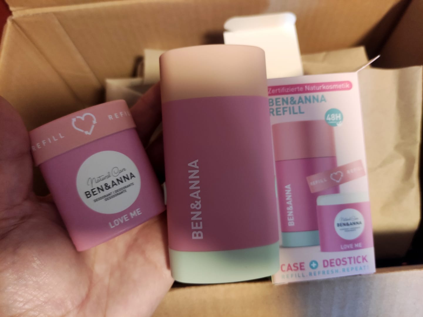 Customer photo review of Refill Case und Deostick Refill "Love Me"