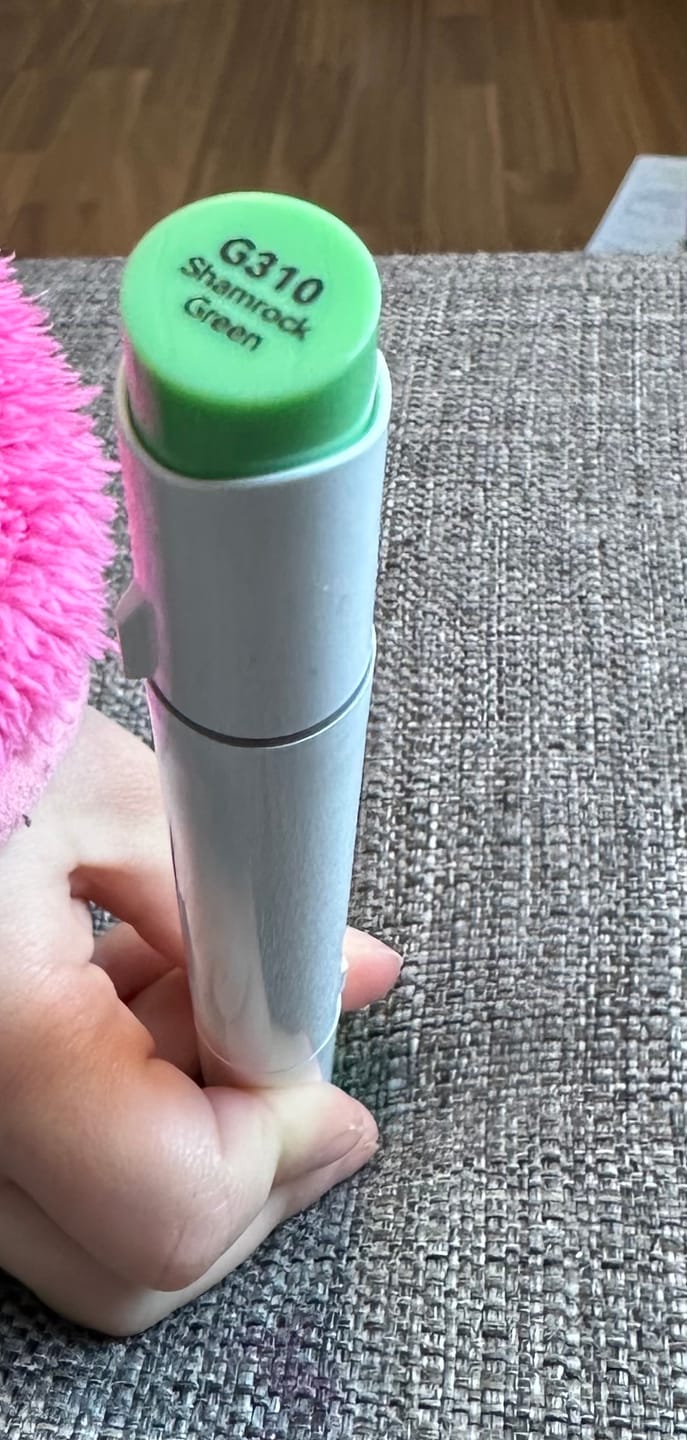 Customer photo review of Ohuhu Honolulu B G310 (Replace G2) Individual Marker, Brush & Fine