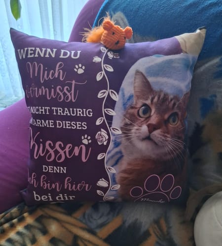 Customer photo review of Seelentröster - Individuelles Kissen