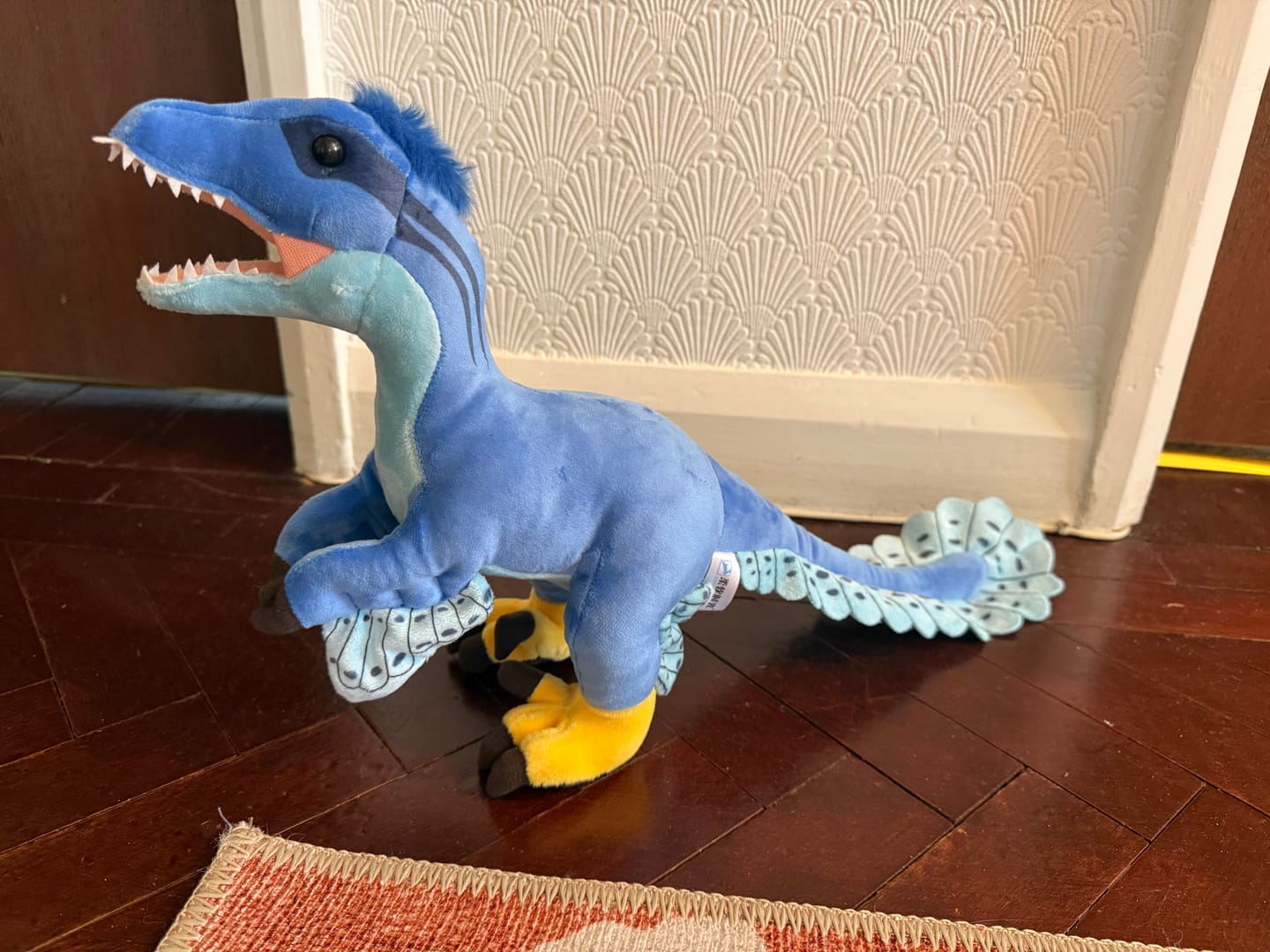 Customer photo review of Microraptor Dinosaur Soft Stuffed Plush Toy