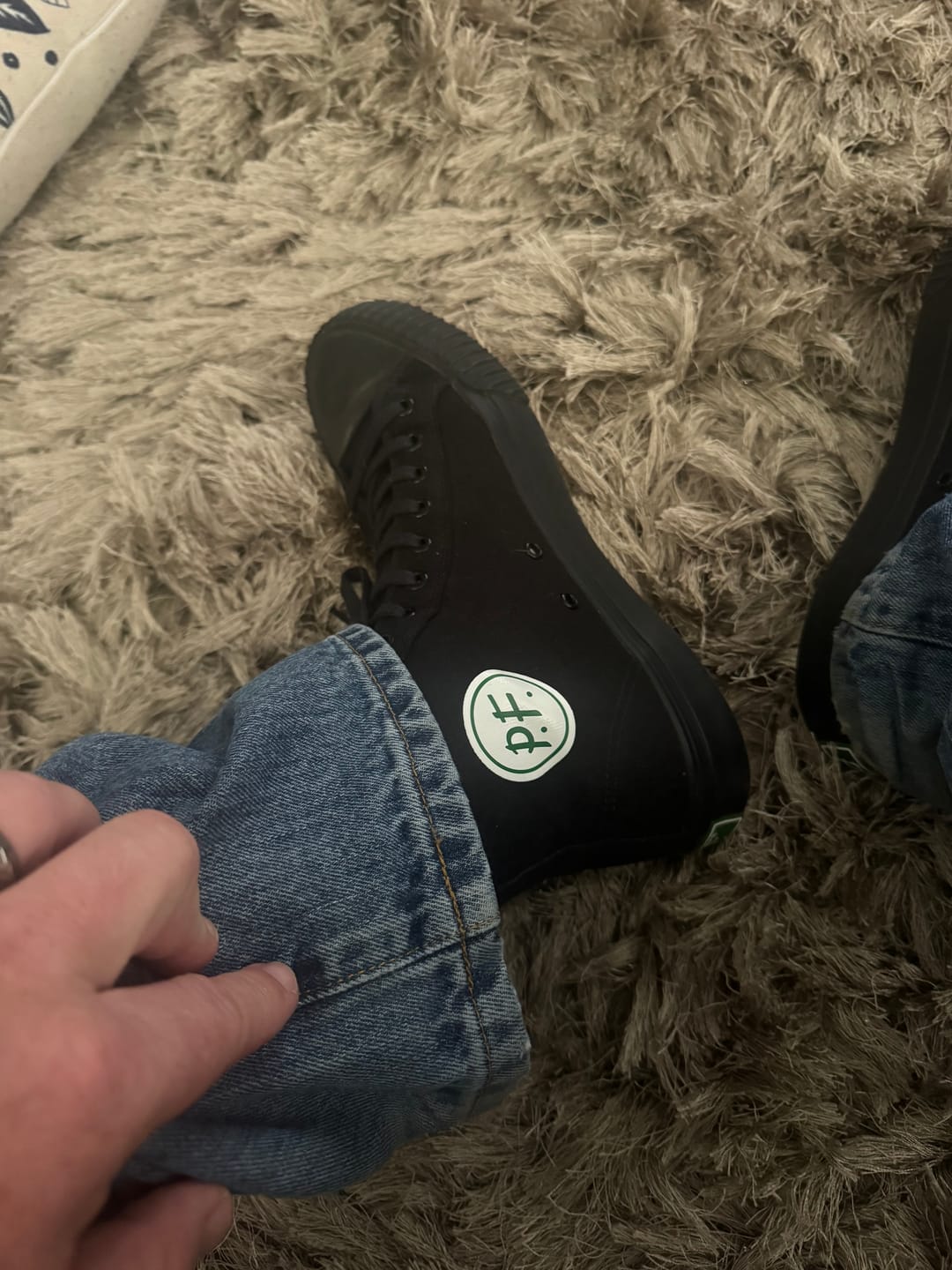 Customer photo review of 1993 Center High-Top Black