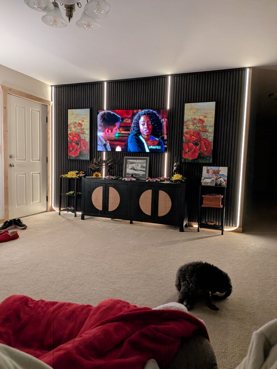 Customer photo review of Luxe LED™ Slat Wall Light Kit