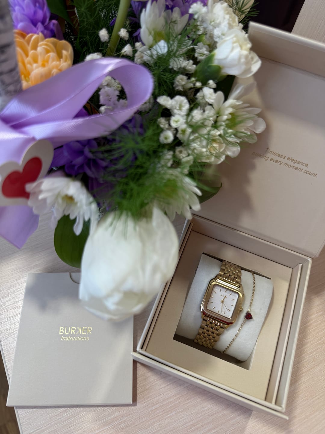 Customer photo review of Macy Gold White