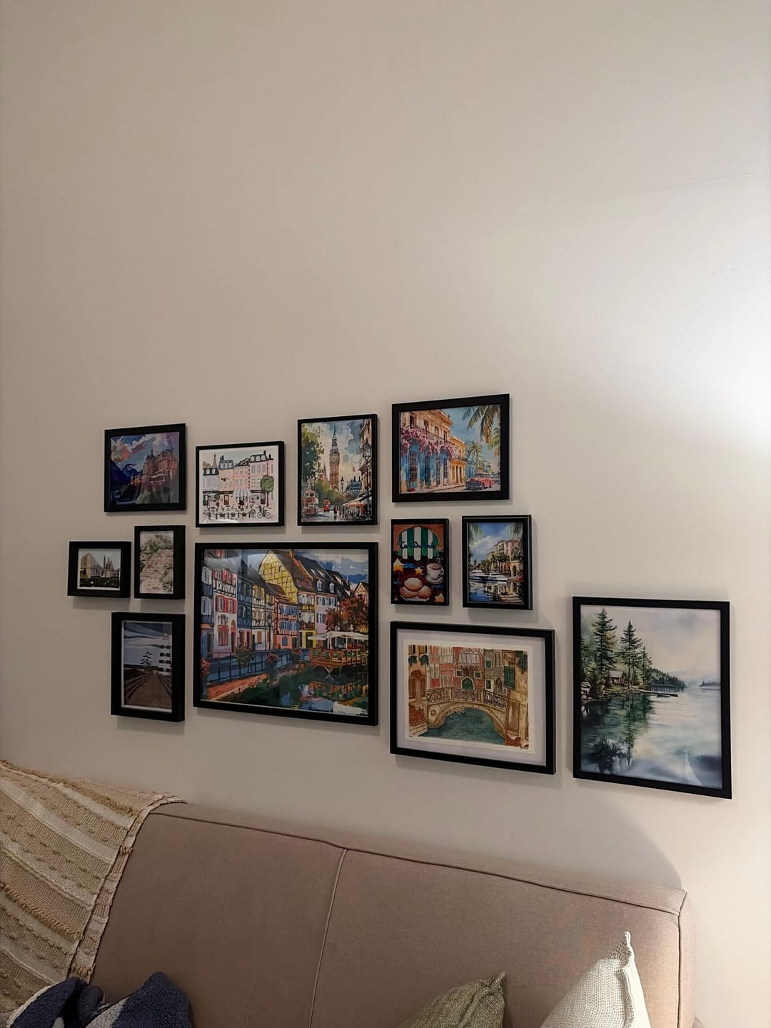 Customer photo review of Muskoka Watercolor Watercolor Art Print