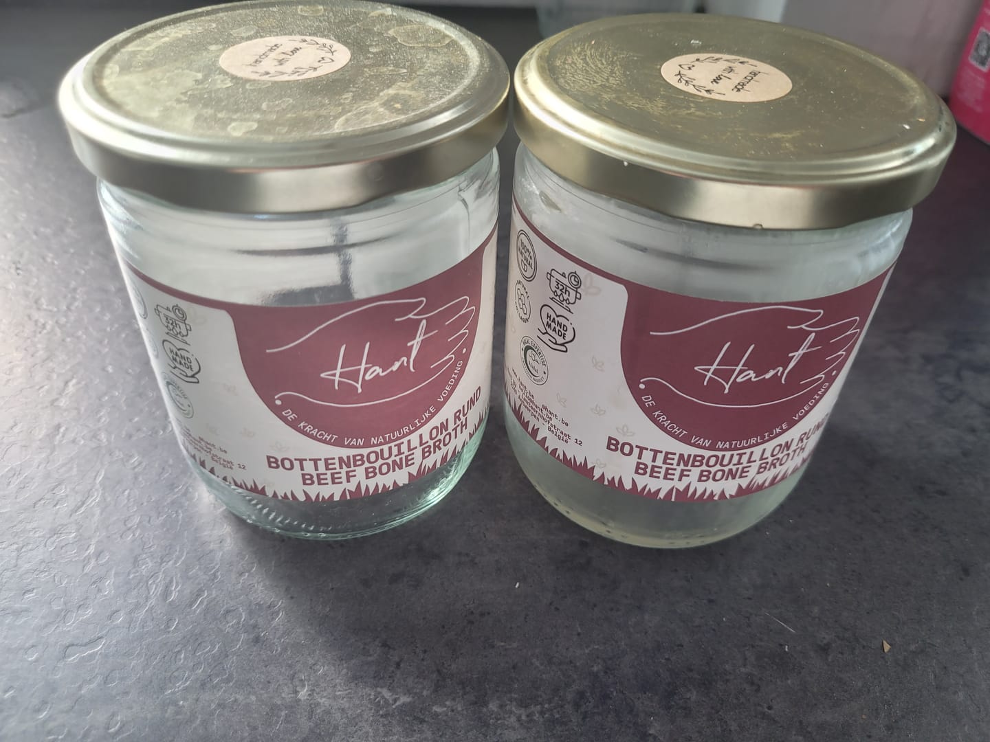 Customer photo review of Bottenbouillon - Rund - Bone Broth - Halal - Collageen - 400mL